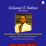 Penetapan Kolonel Kes. dr. Margono GS, Sp.JP sebagai Ka RS TNI AU